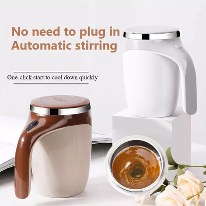 Rechargeable Automatic Stirring Cup — Magnetic Self-Stirring Coffee Mug for Easy Mixing